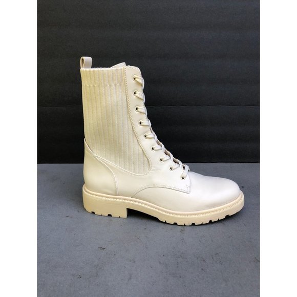 Sam Edelman Womens Lydell Combat Boot 5 Modern Ivory Size 10 - Picture 8 of 8